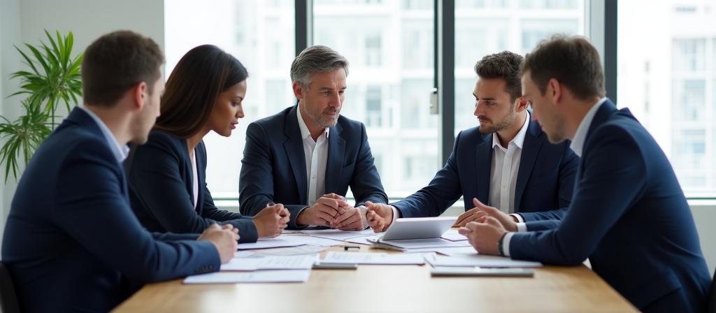 顧問契約の打ち合わせ風景